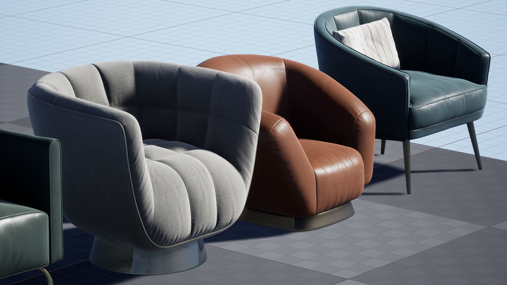 Armchair Collection 3D model_52