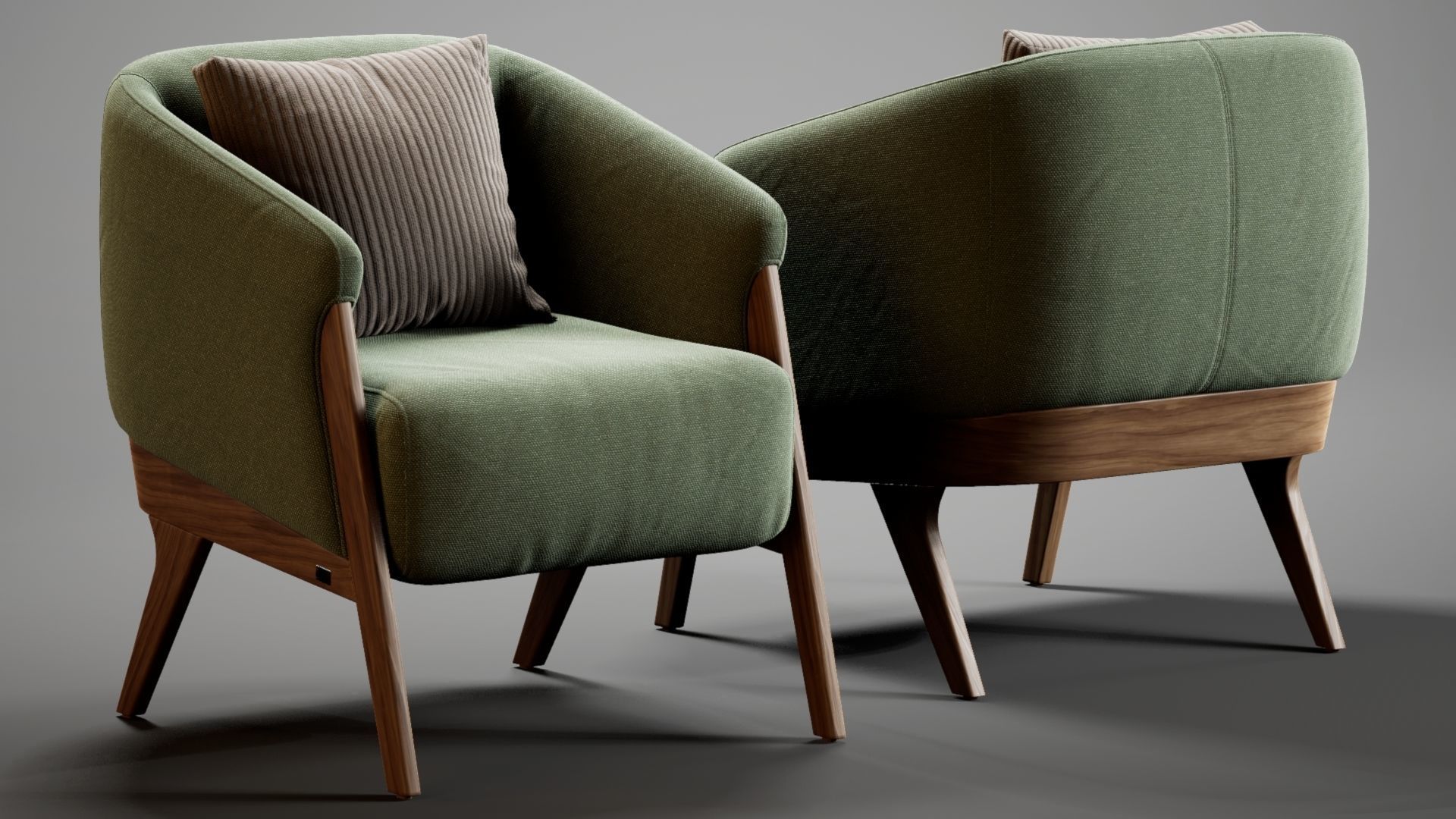Armchair Collection 3D model_3