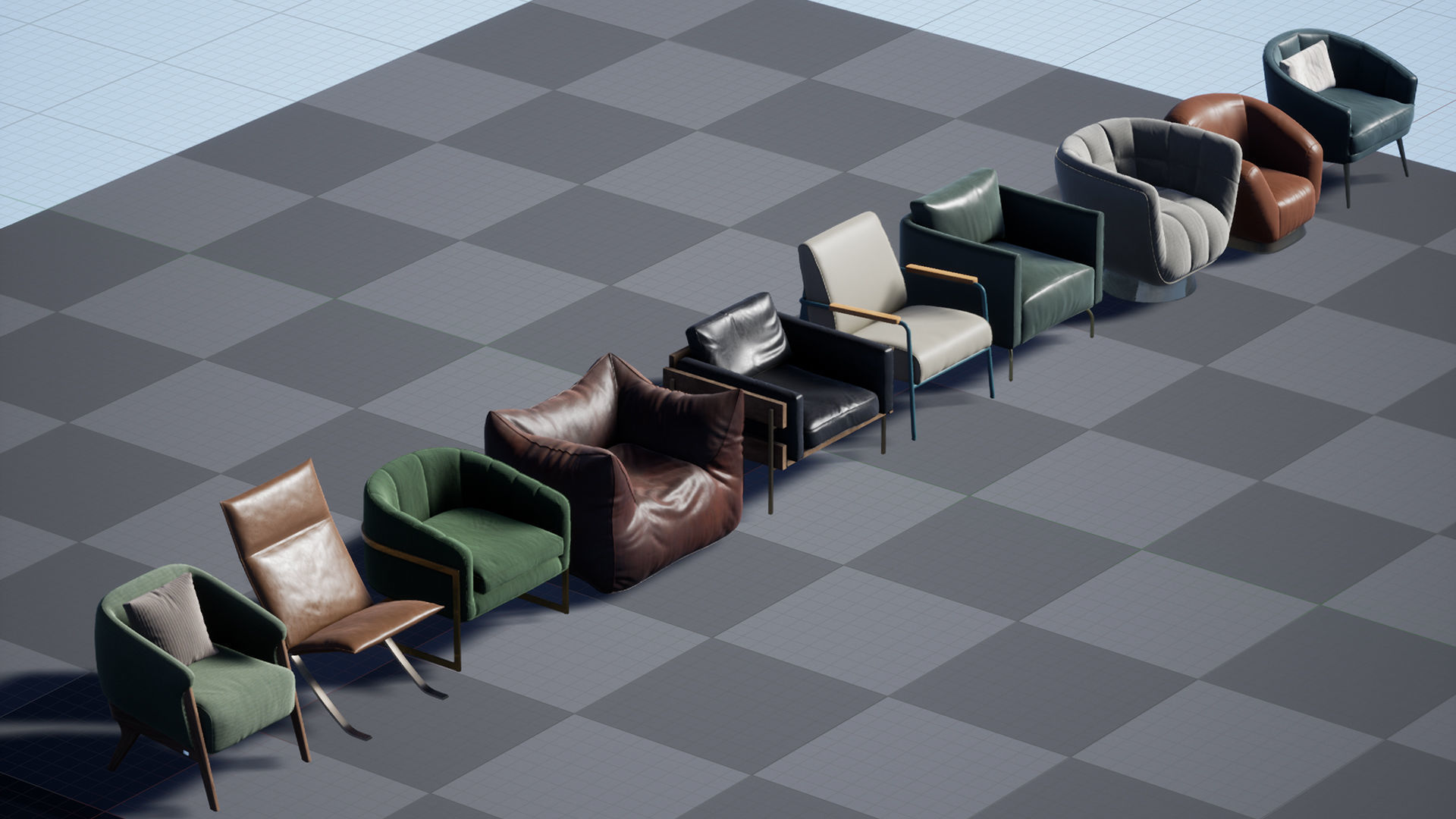 Armchair Collection 3D model_51
