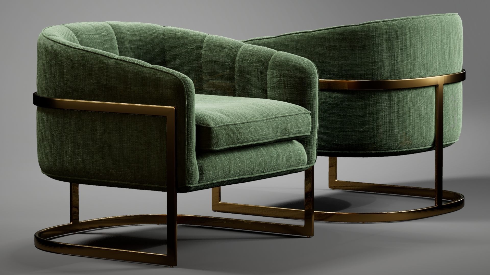 Armchair Collection 3D model_5