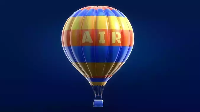 Air balloon 3D model