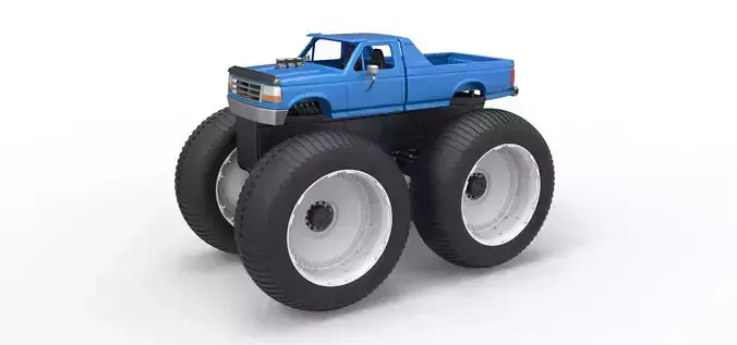 Vintage Monster Truck Scale 1 to 25