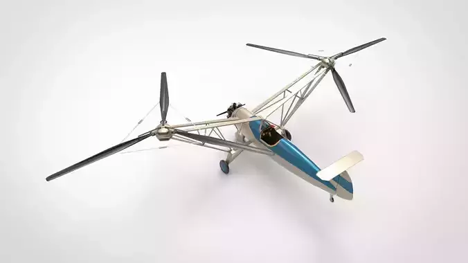 Focke-Wulf Fw 61 3D model