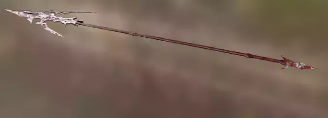 Dragoon Spear Low-poly 3D model