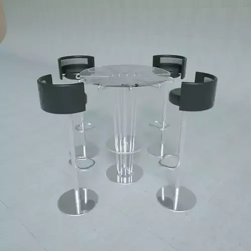 High Table and Chairs 