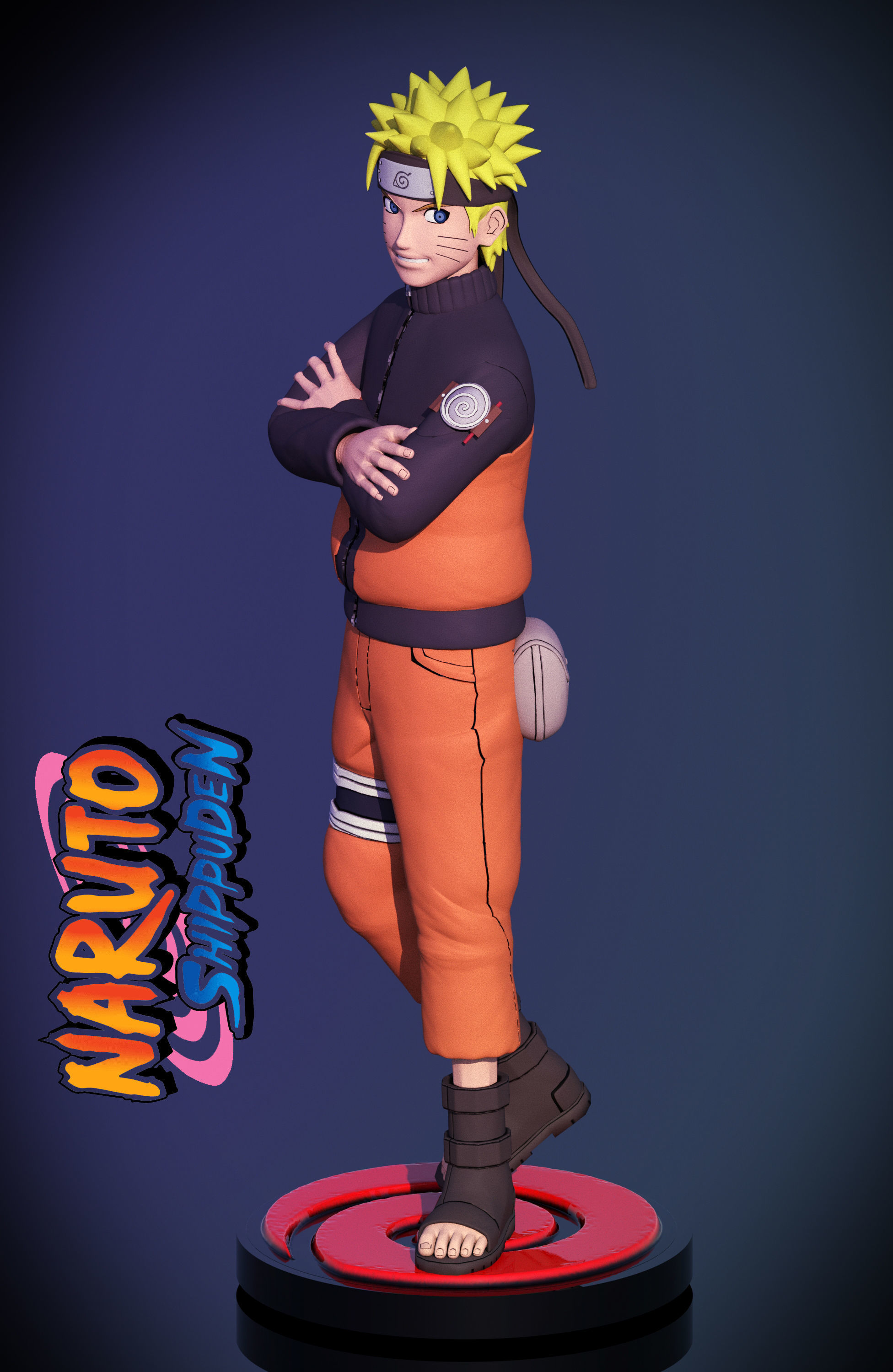 NARUTO UZUMAKI 3D print model_1