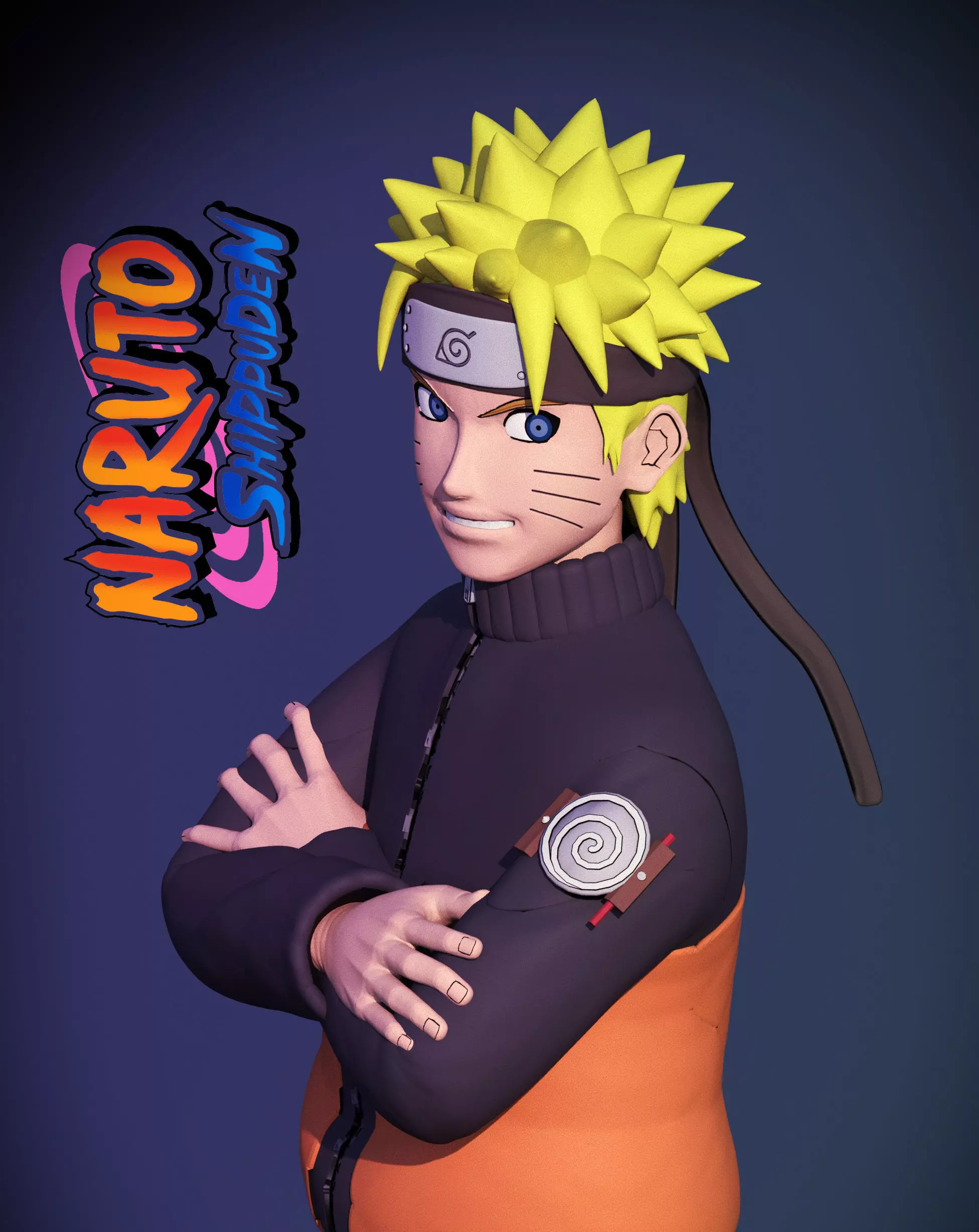 NARUTO UZUMAKI 3D print model_0