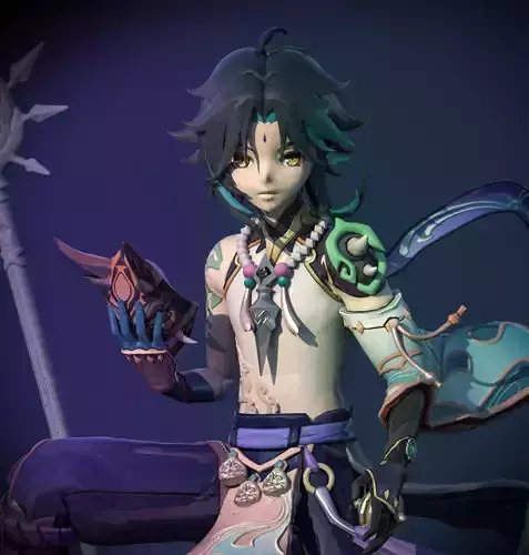 XIAO GENSHIN IMPACT 3D print model