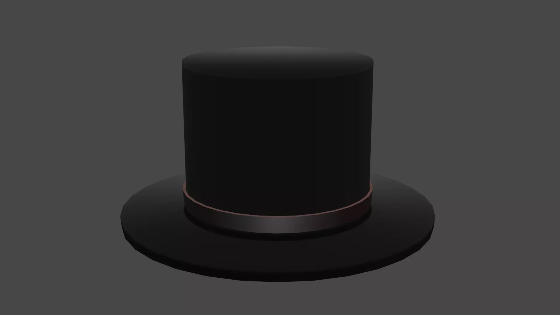 Top Hat Free low-poly 3D model_0
