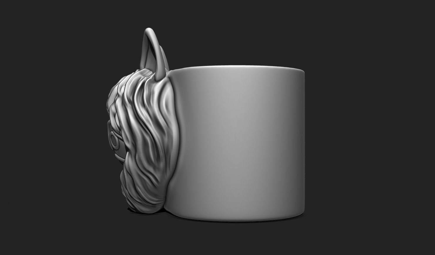 Anime Vase - Stuff Holder - 02 3D print model_7