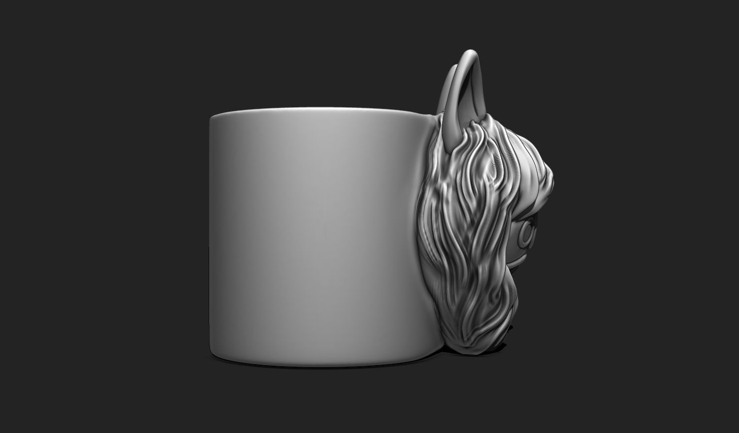 Anime Vase - Stuff Holder - 02 3D print model_4