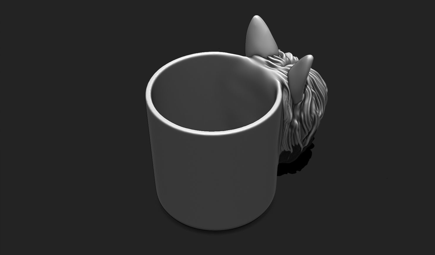 Anime Vase - Stuff Holder - 02 3D print model_5