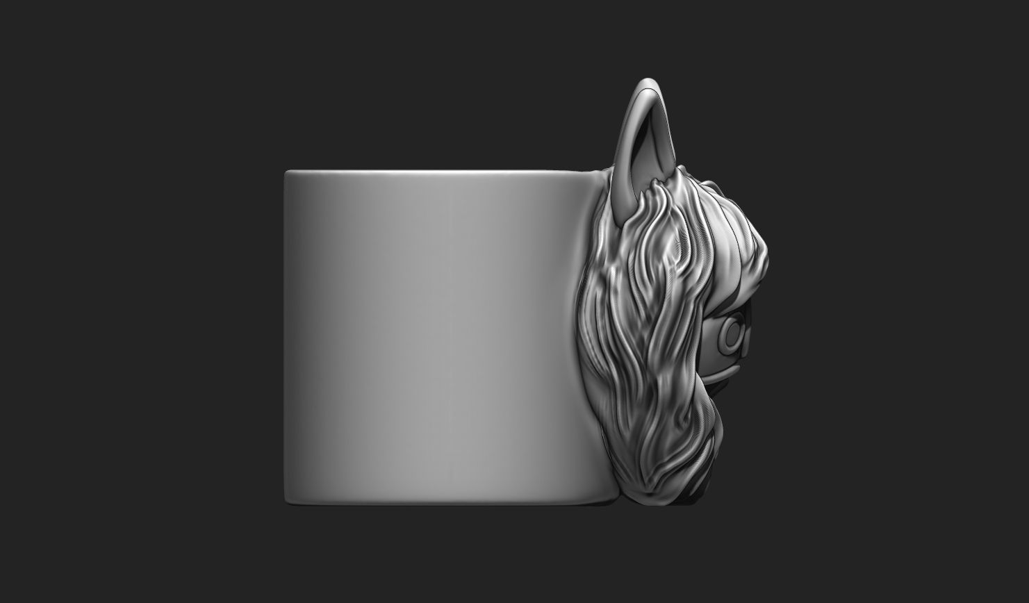 Anime Vase - Stuff Holder - 02 3D print model_13