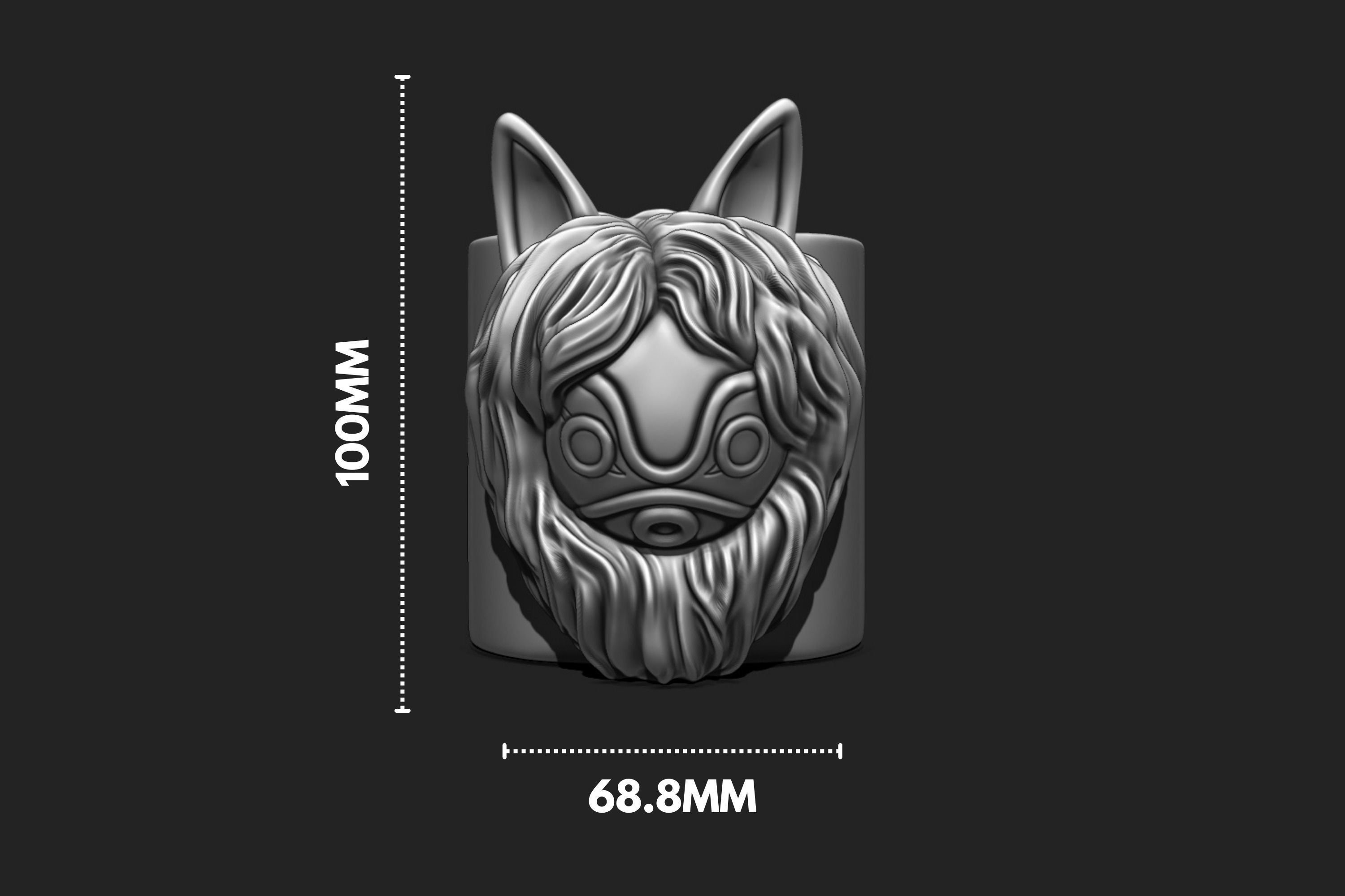 Anime Vase - Stuff Holder - 02 3D print model_1