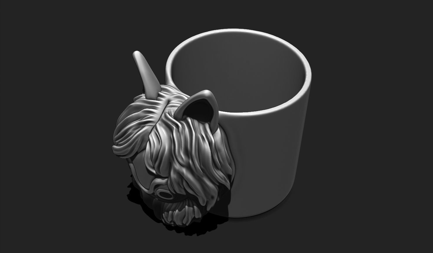 Anime Vase - Stuff Holder - 02 3D print model_9