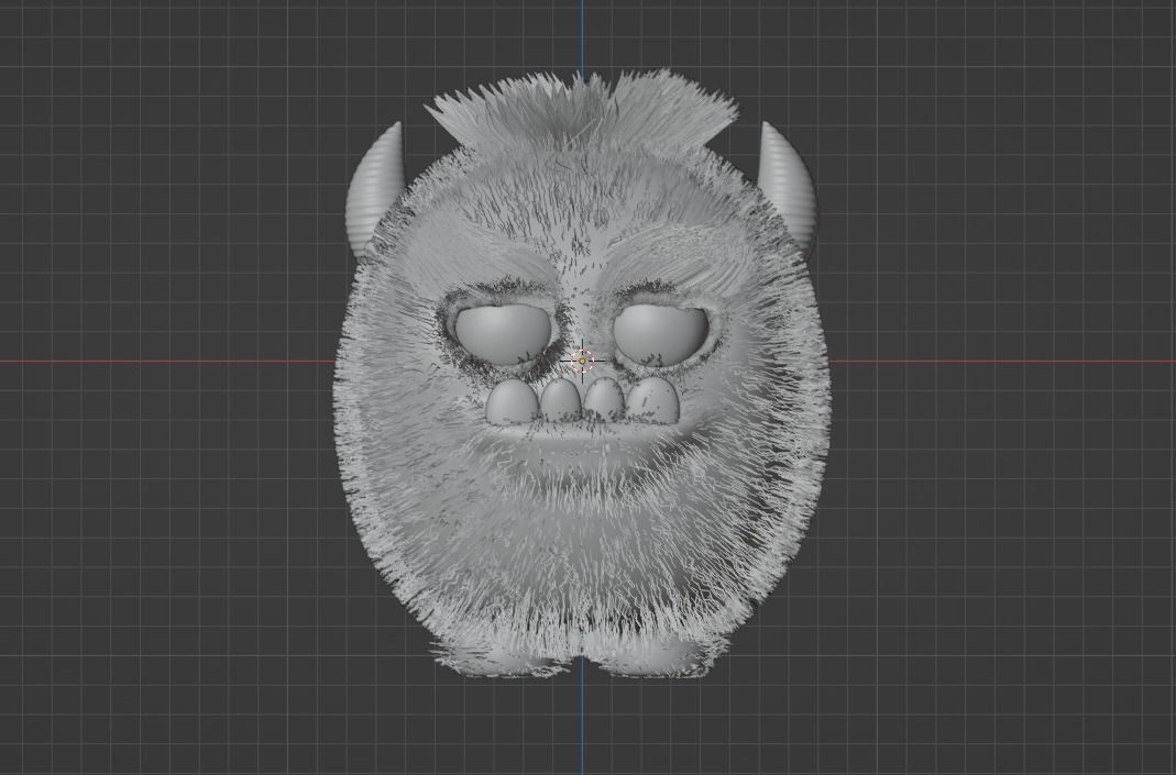 Model Name-Skulach Low-poly 3D model_1