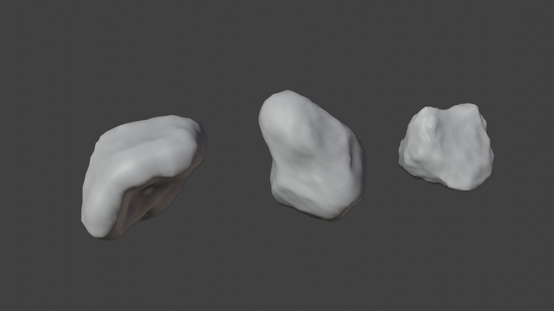 Asteroids High Detail 4K Textures 3D model_5