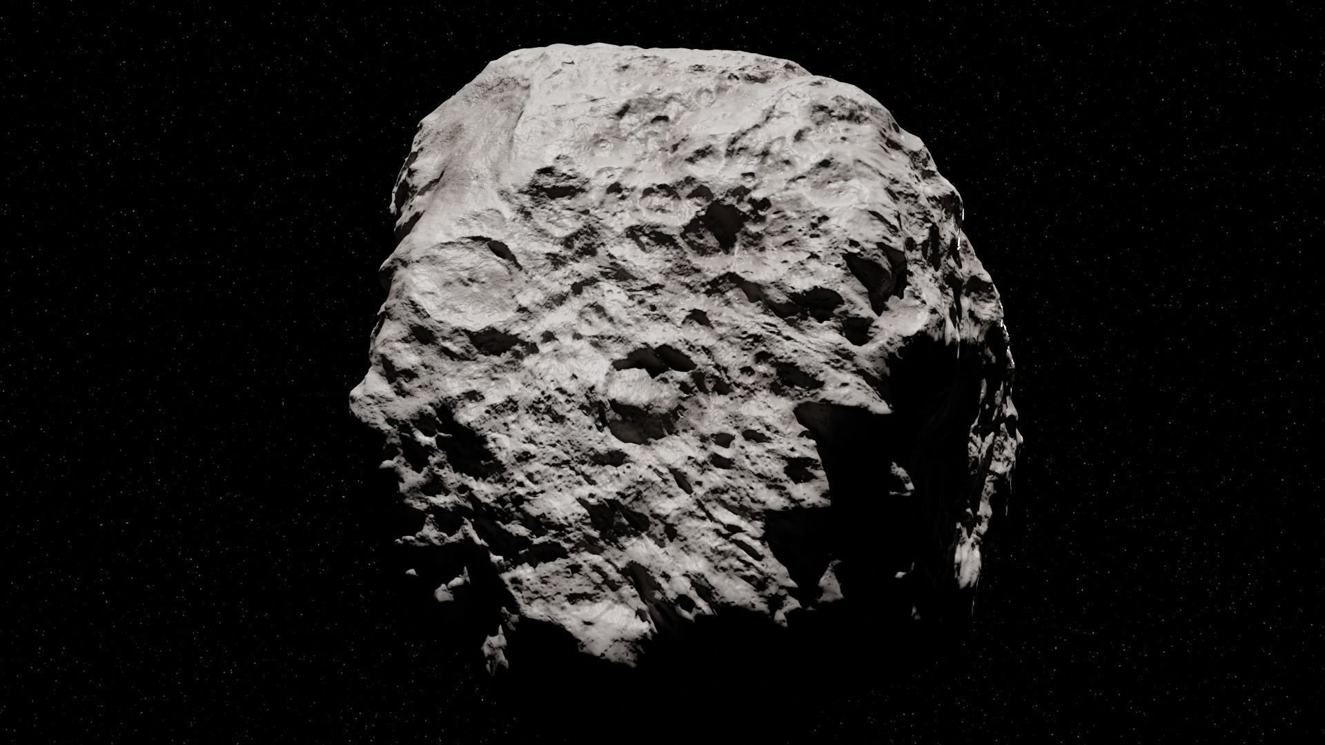 Asteroids High Detail 4K Textures 3D model_10