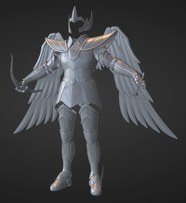 Armadura de Sagitario 3D print model_6