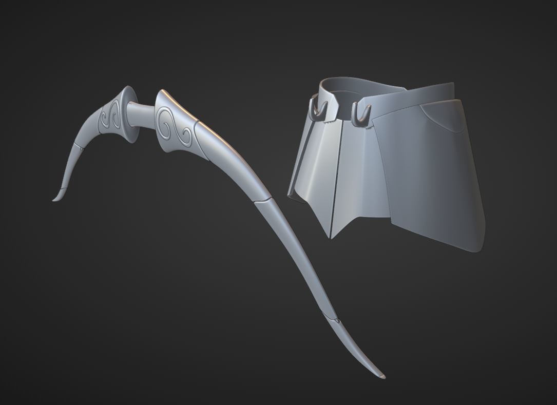 Armadura de Sagitario 3D print model_26