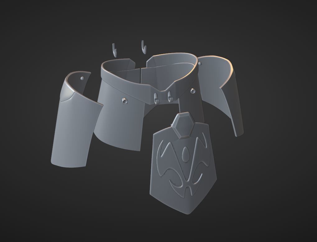 Armadura de Sagitario 3D print model_22