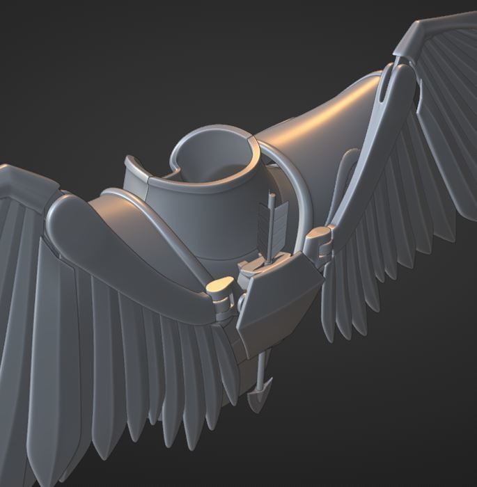 Armadura de Sagitario 3D print model_20