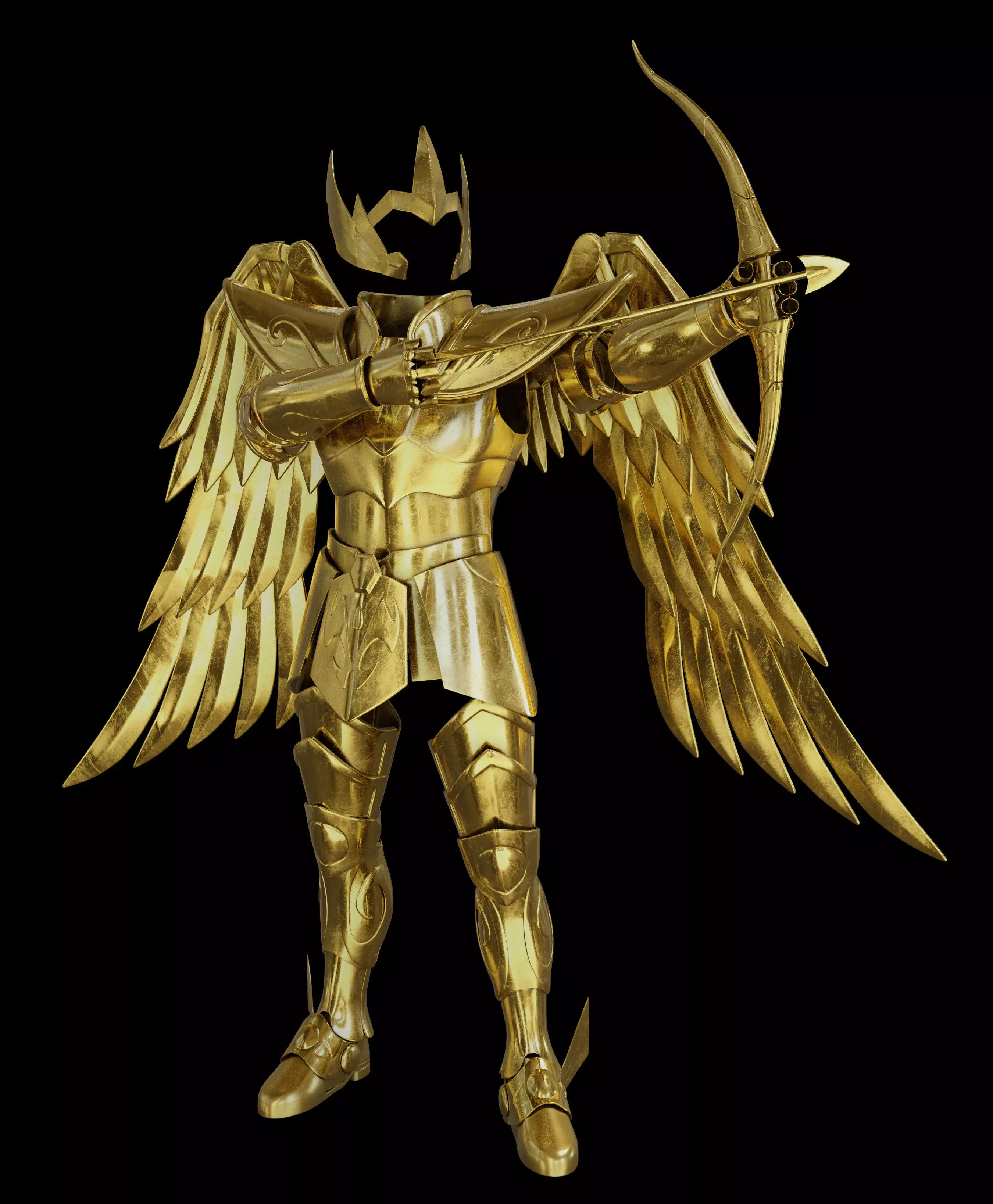 Armadura de Sagitario 3D print model_0