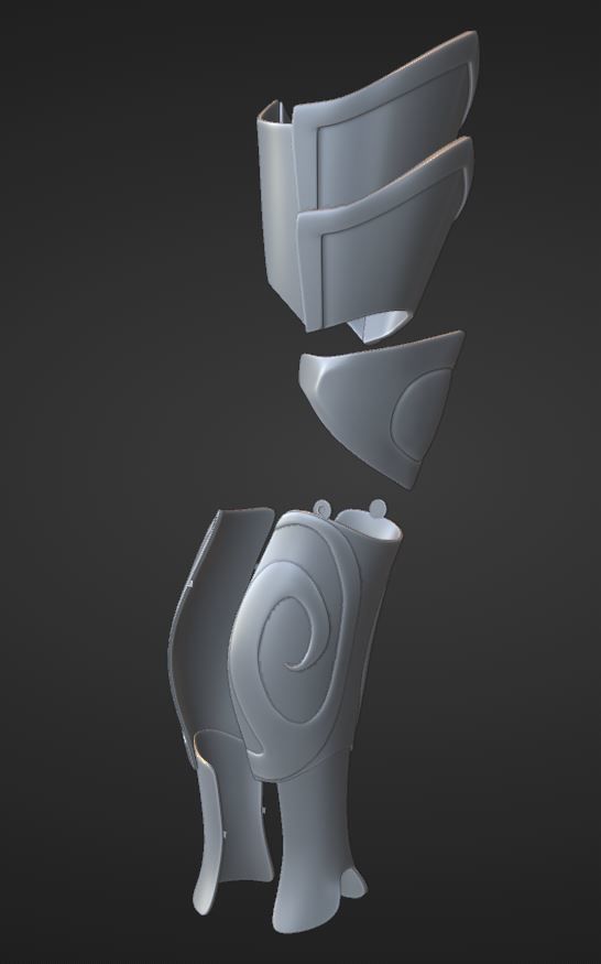 Armadura de Sagitario 3D print model_36