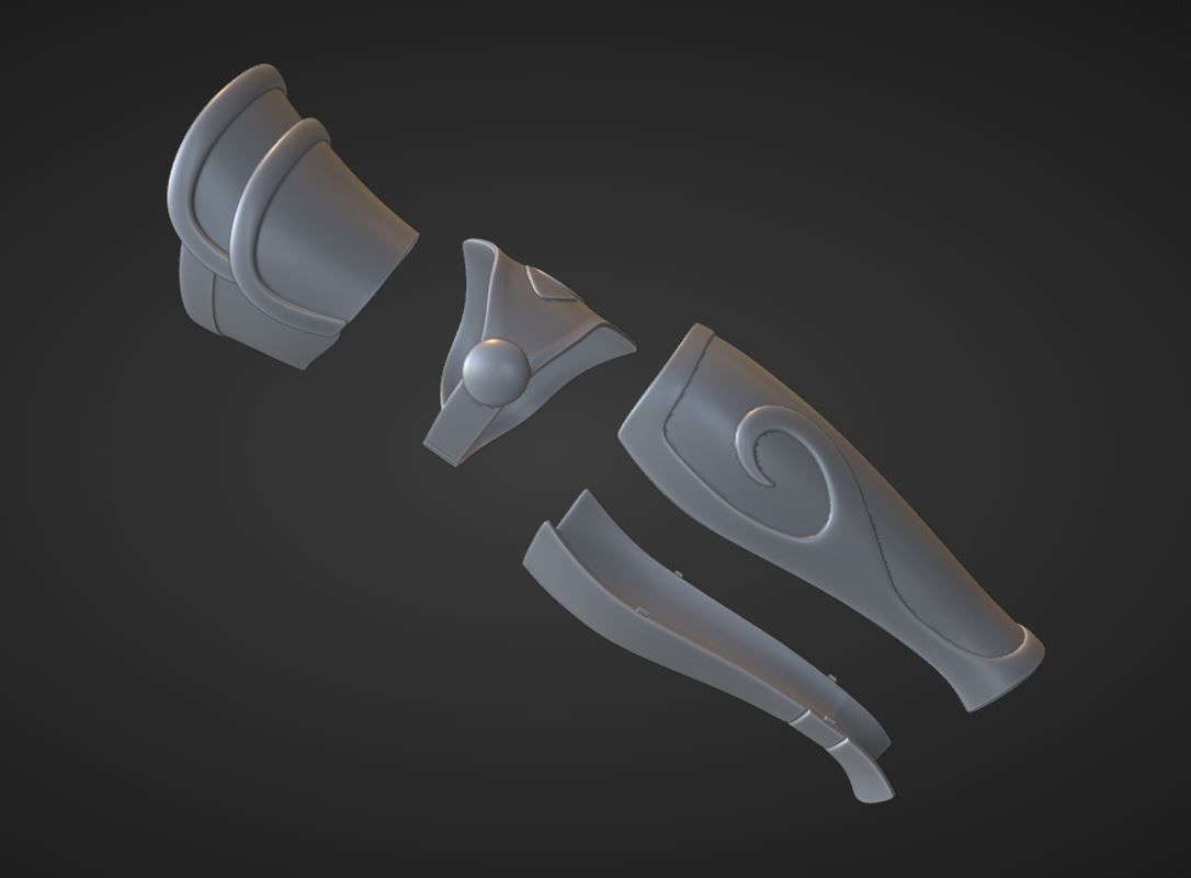 Armadura de Sagitario 3D print model_29