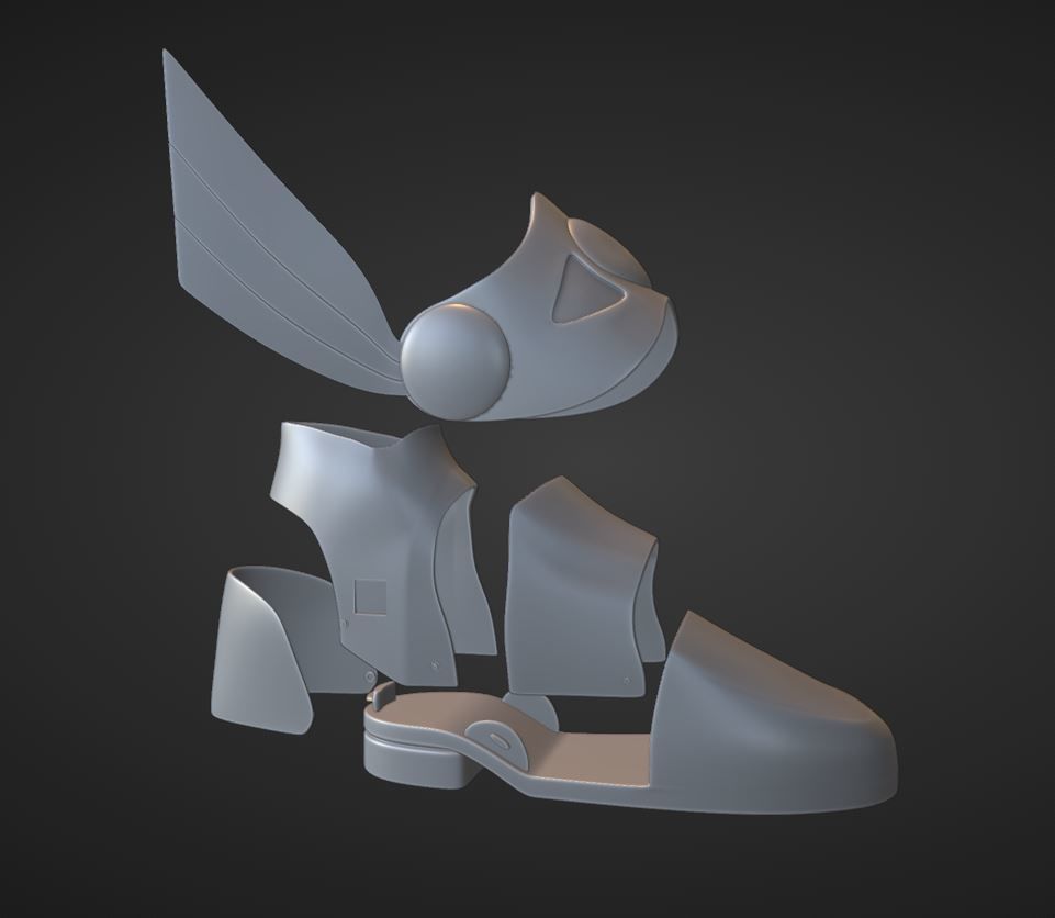 Armadura de Sagitario 3D print model_39