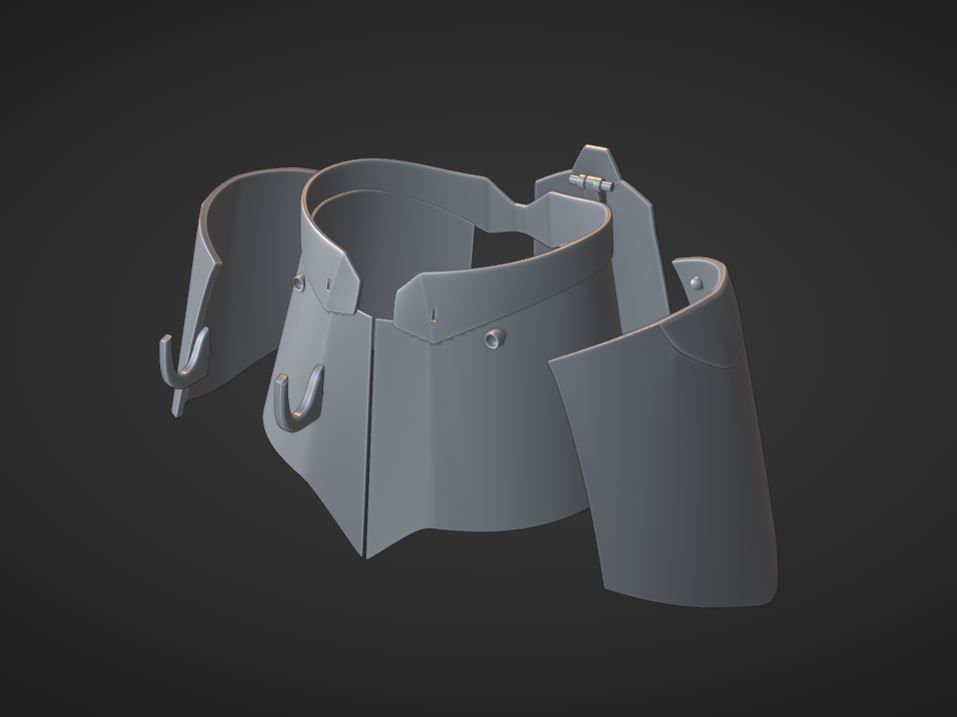 Armadura de Sagitario 3D print model_23