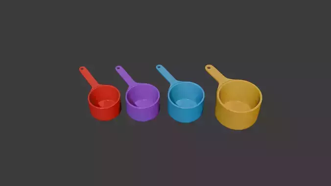 Measuring Cups 3D model