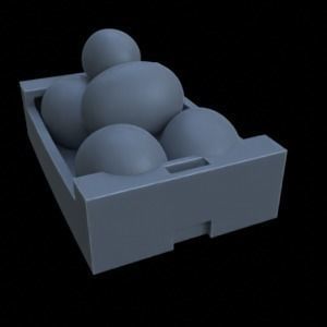 INDOOR MARKET 1-35 FOR DIORAMA SUPPORTED STL 3D print model_6