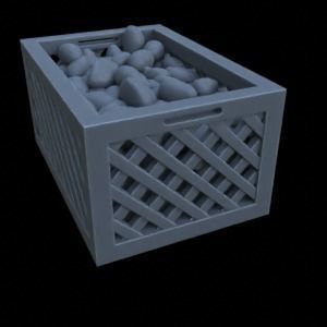 INDOOR MARKET 1-35 FOR DIORAMA SUPPORTED STL 3D print model_23