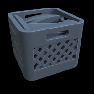 INDOOR MARKET 1-35 FOR DIORAMA SUPPORTED STL 3D print model_36