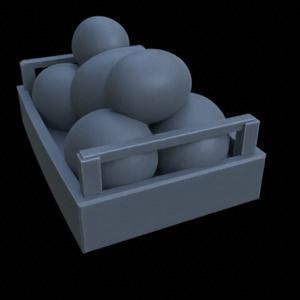 INDOOR MARKET 1-35 FOR DIORAMA SUPPORTED STL 3D print model_11