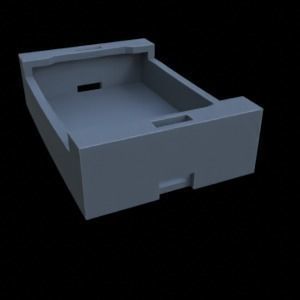 INDOOR MARKET 1-35 FOR DIORAMA SUPPORTED STL 3D print model_4