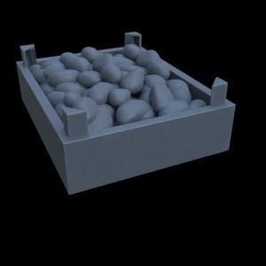 INDOOR MARKET 1-35 FOR DIORAMA SUPPORTED STL 3D print model_20