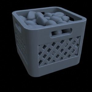 INDOOR MARKET 1-35 FOR DIORAMA SUPPORTED STL 3D print model_35