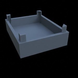 INDOOR MARKET 1-35 FOR DIORAMA SUPPORTED STL 3D print model_19