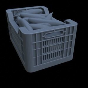 INDOOR MARKET 1-35 FOR DIORAMA SUPPORTED STL 3D print model_39