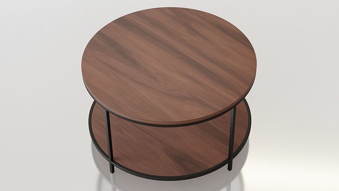 Coffee Table - Round Coffee Table 3D model