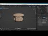 Coffee Table - Round Coffee Table 3D model_1