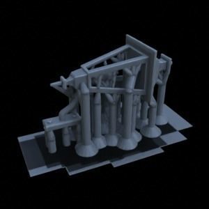 OUTDOOR HOME ASSETS 1-35 SUPPORTED STL 3D print model_34