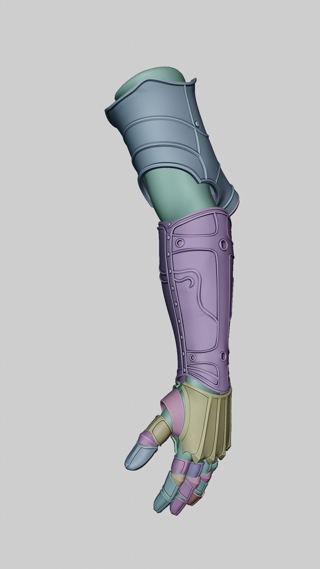 Mechanical Arm Lies of P 3D print model_11