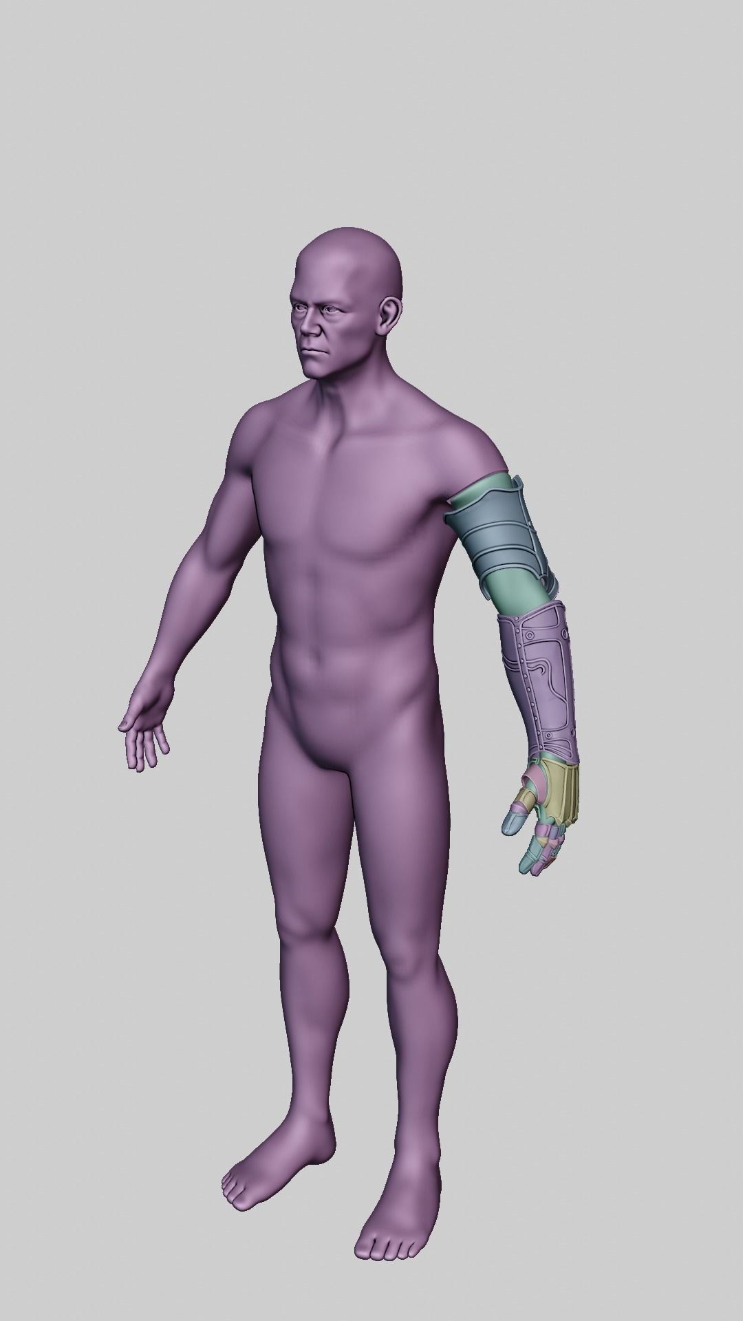 Mechanical Arm Lies of P 3D print model_19