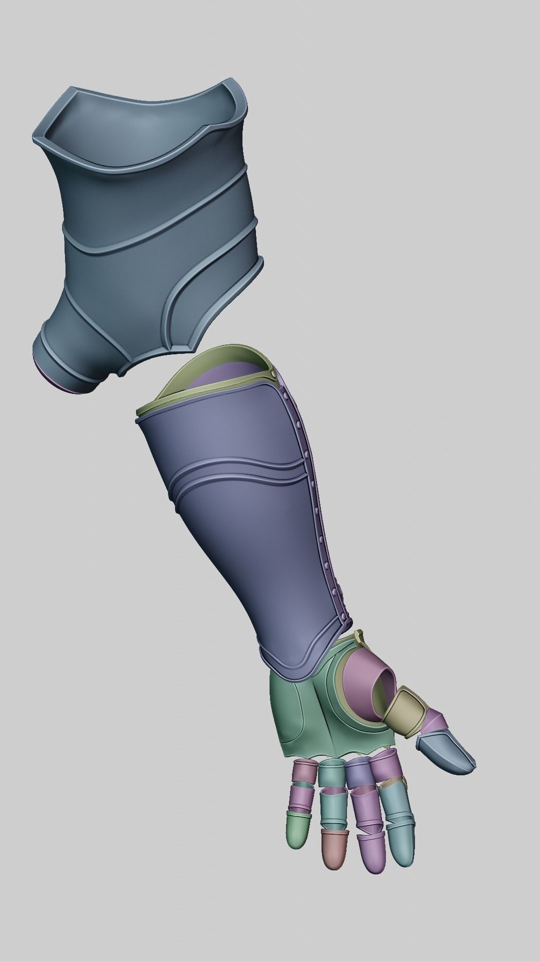 Mechanical Arm Lies of P 3D print model_17