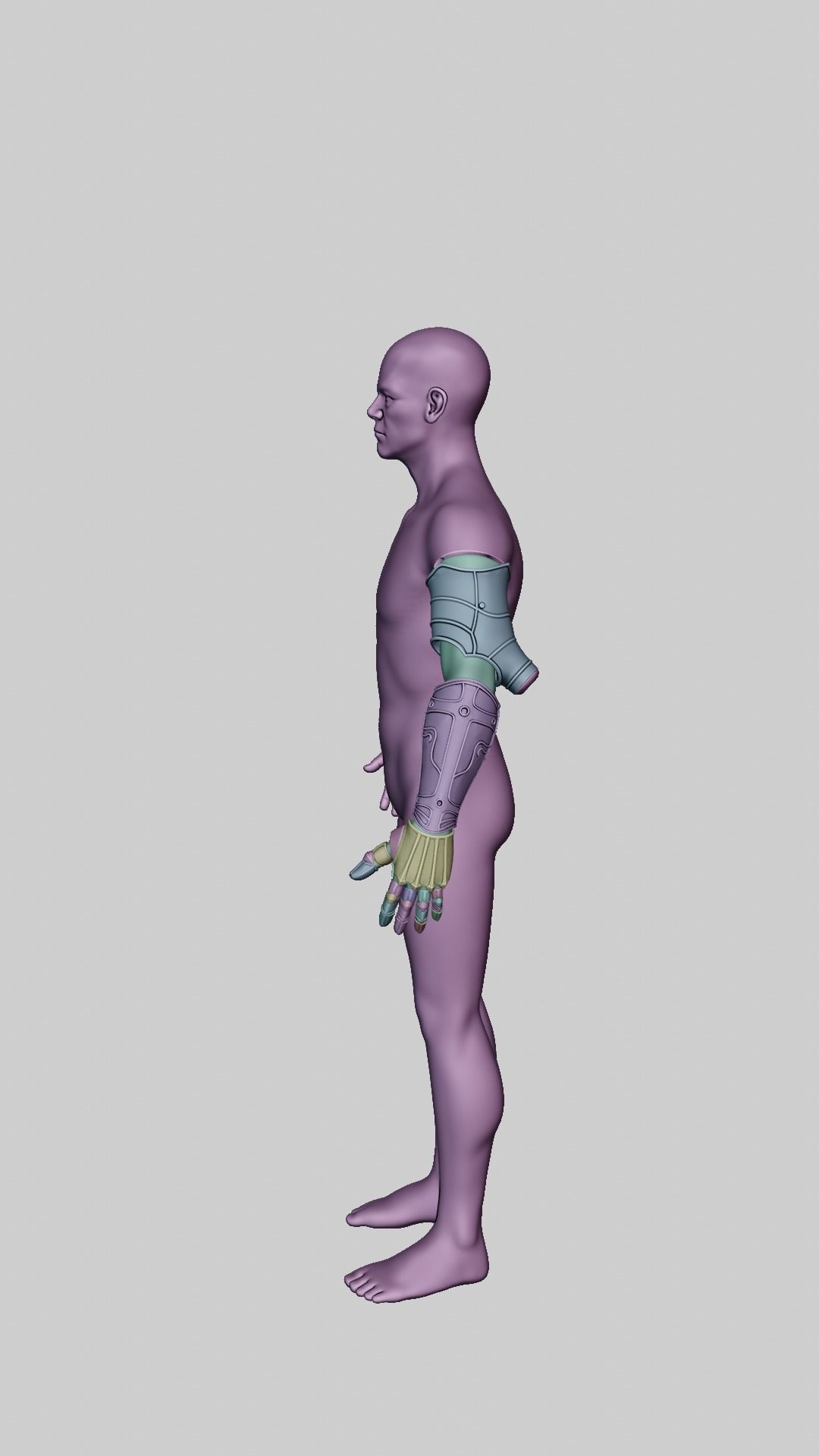 Mechanical Arm Lies of P 3D print model_20