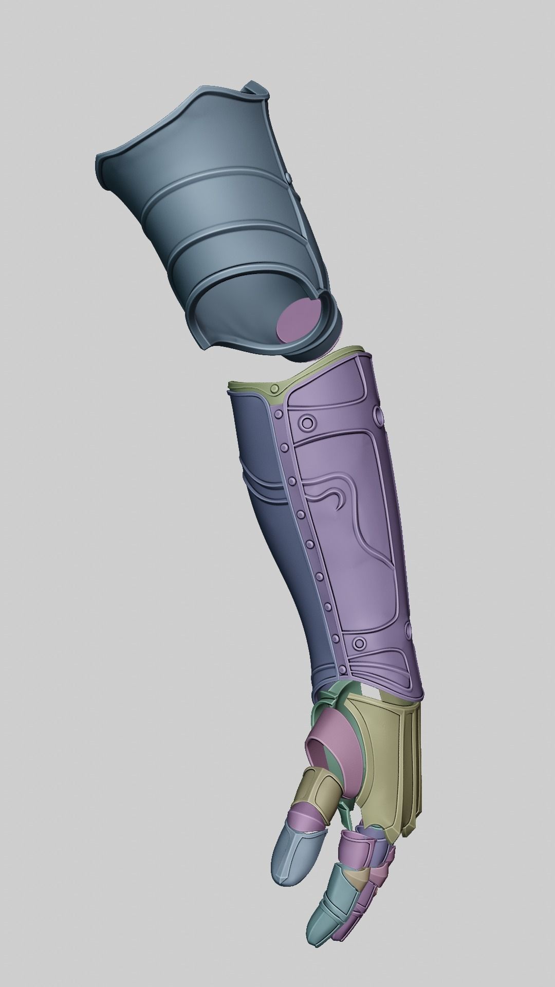 Mechanical Arm Lies of P 3D print model_15