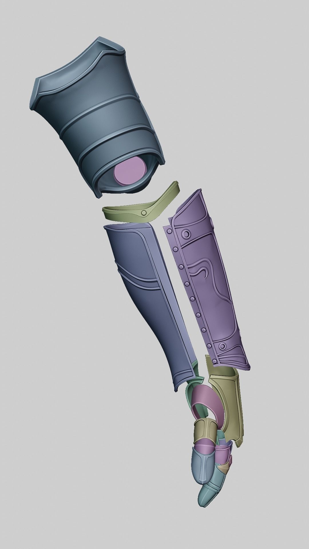 Mechanical Arm Lies of P 3D print model_16